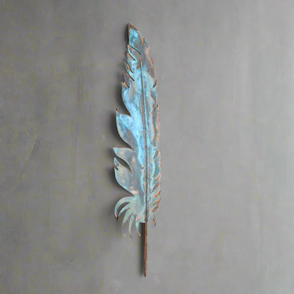 Copper Curly Feather Large II