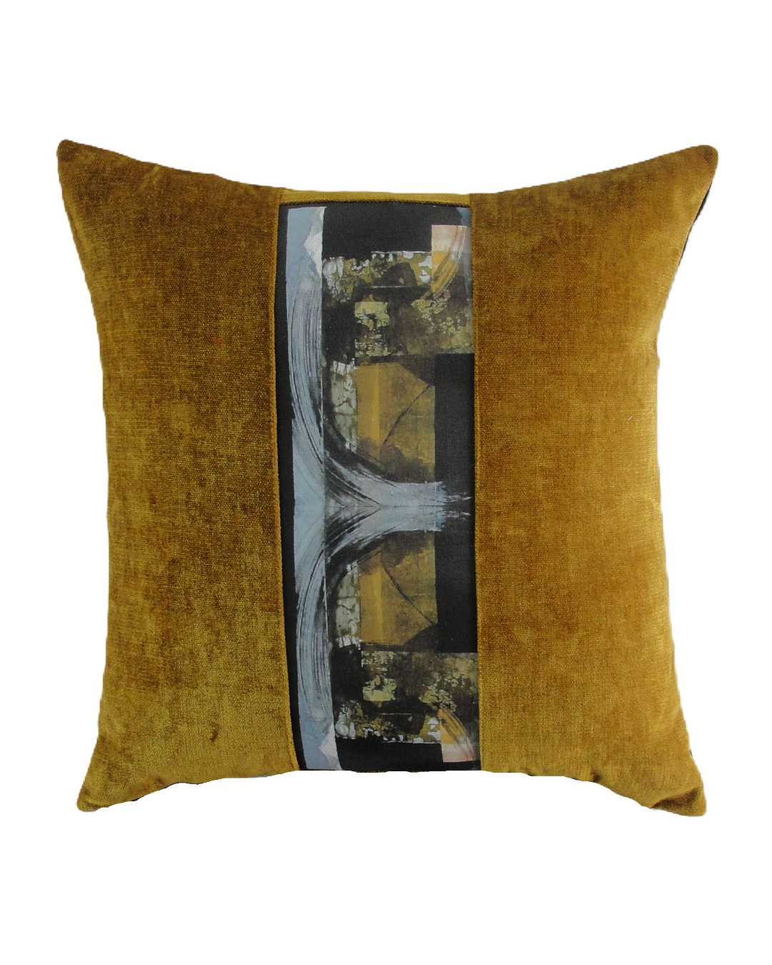 Warmth behind the Sun gold Cushion