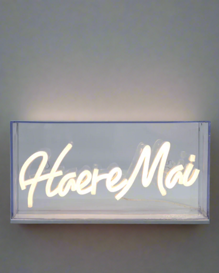 Haere Mai Neon Light
