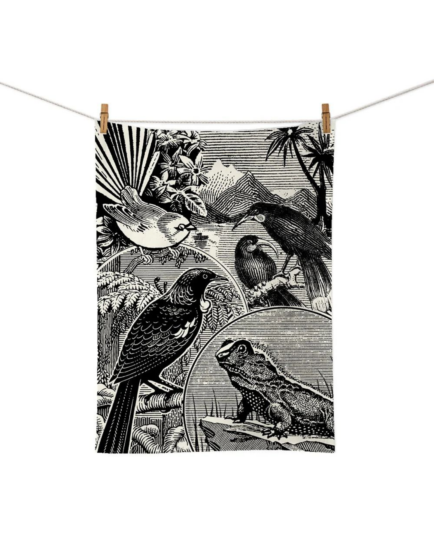 Stamps of NZ Tea Towels