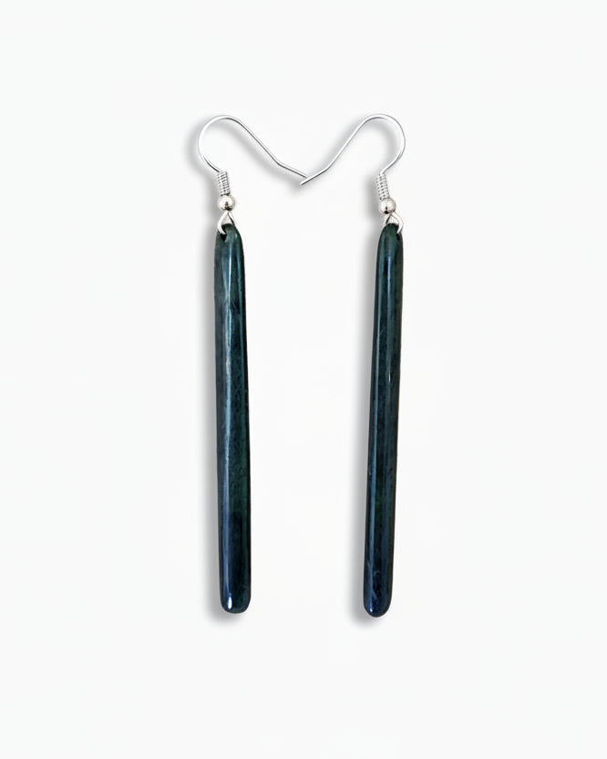 Pounamu Long Elegant Earrings