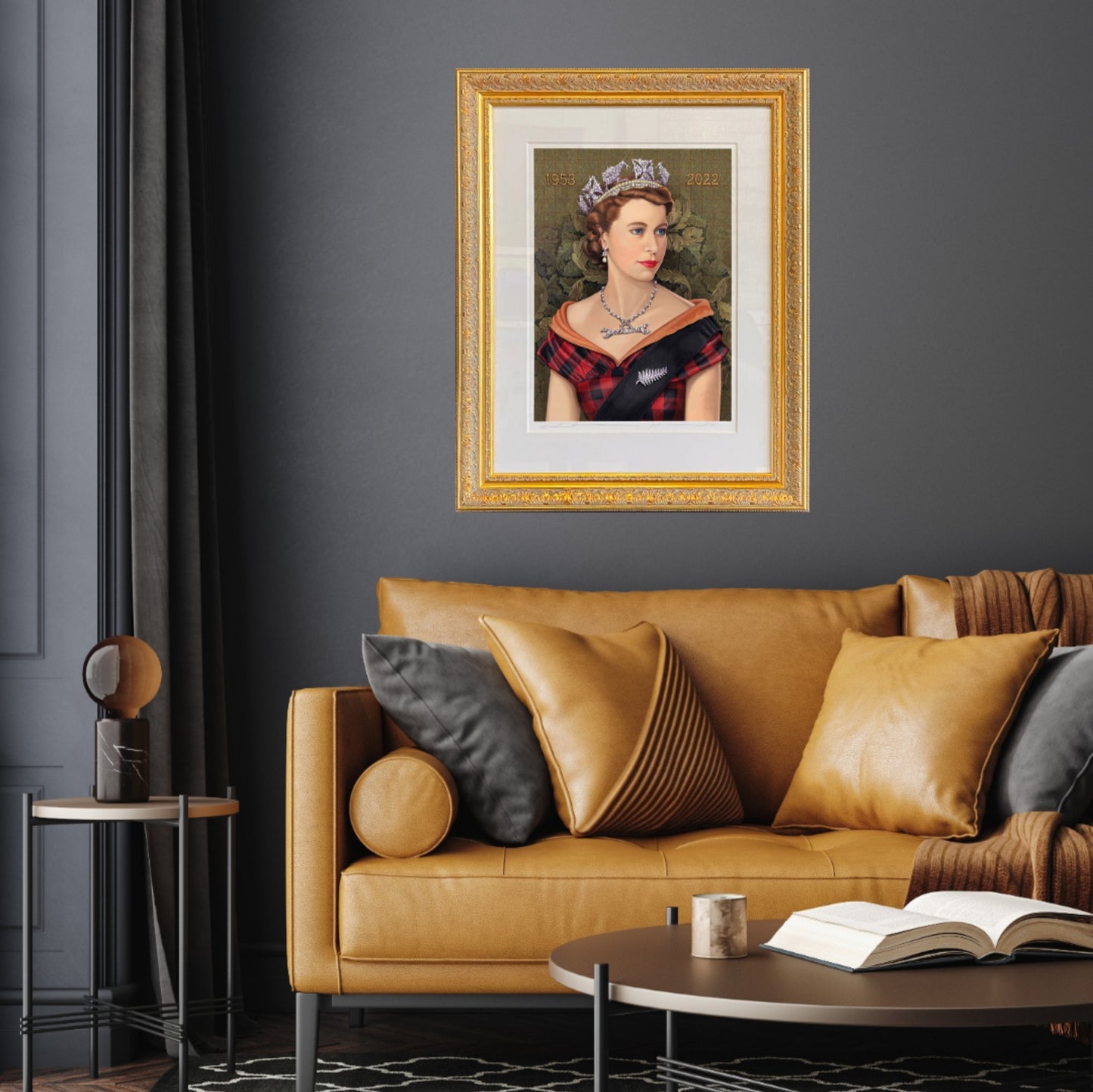 A Kiwi Queen Framed