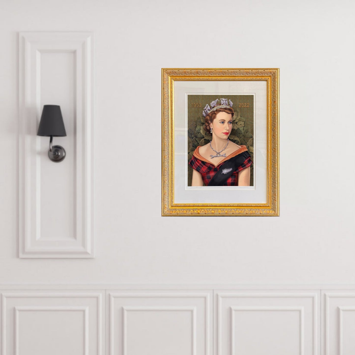 A Kiwi Queen Framed