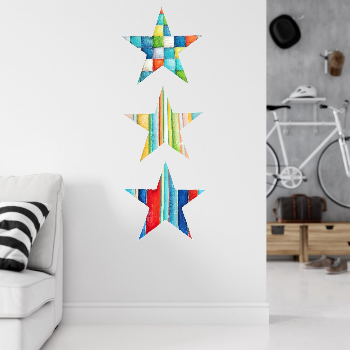 Star Pastel Stripes