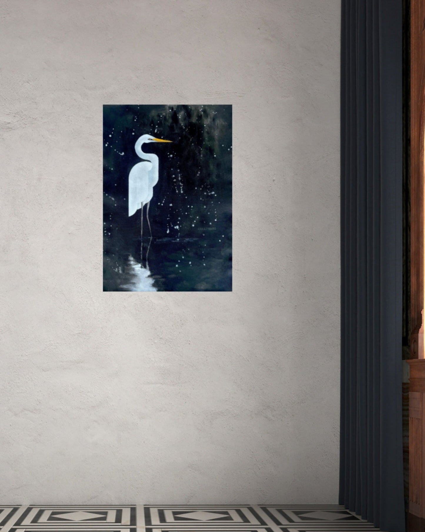 Kōtuku - Heron Painting