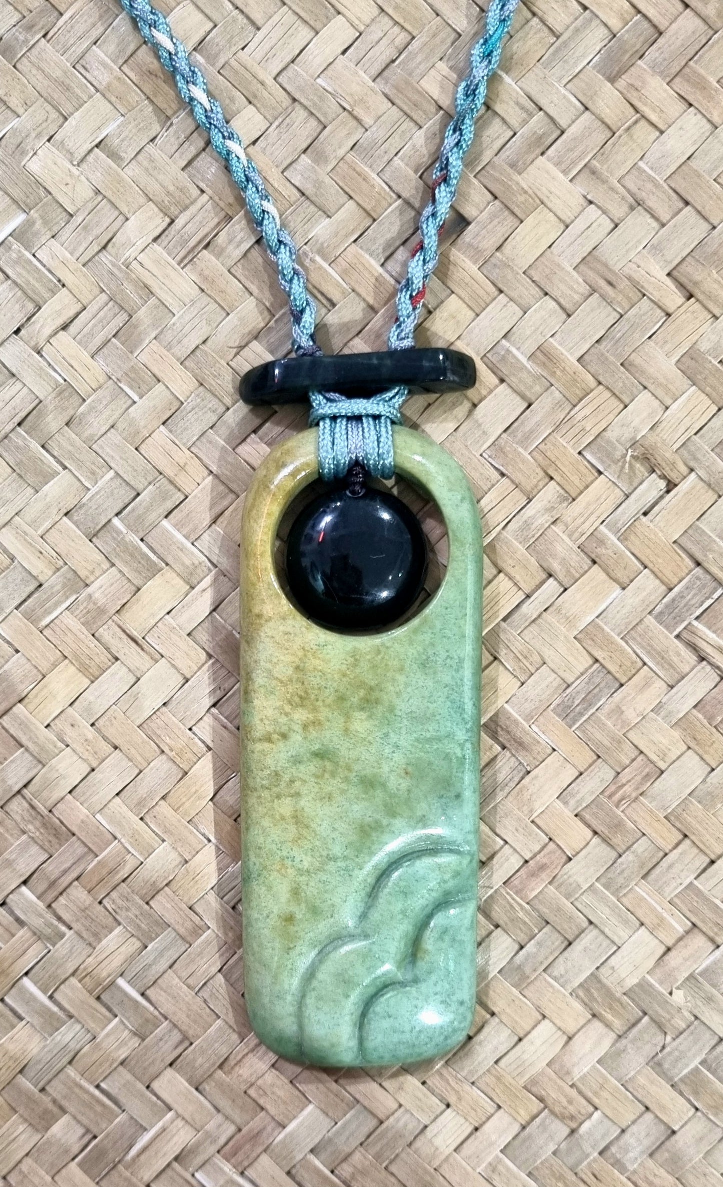 Peace Doves & Bell Pounamu Pendant