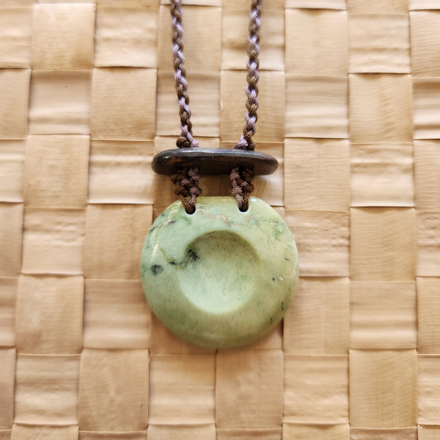 Disc Circle Pounamu Pendant