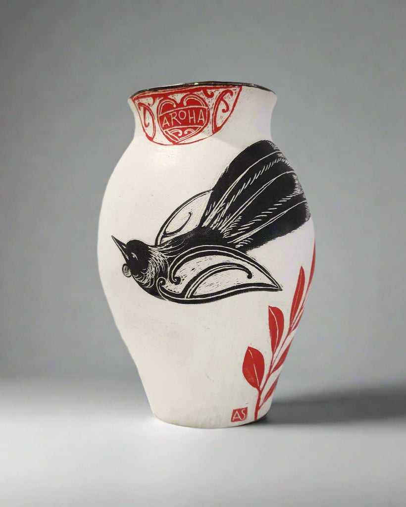 Aroha Tuis Small Vase