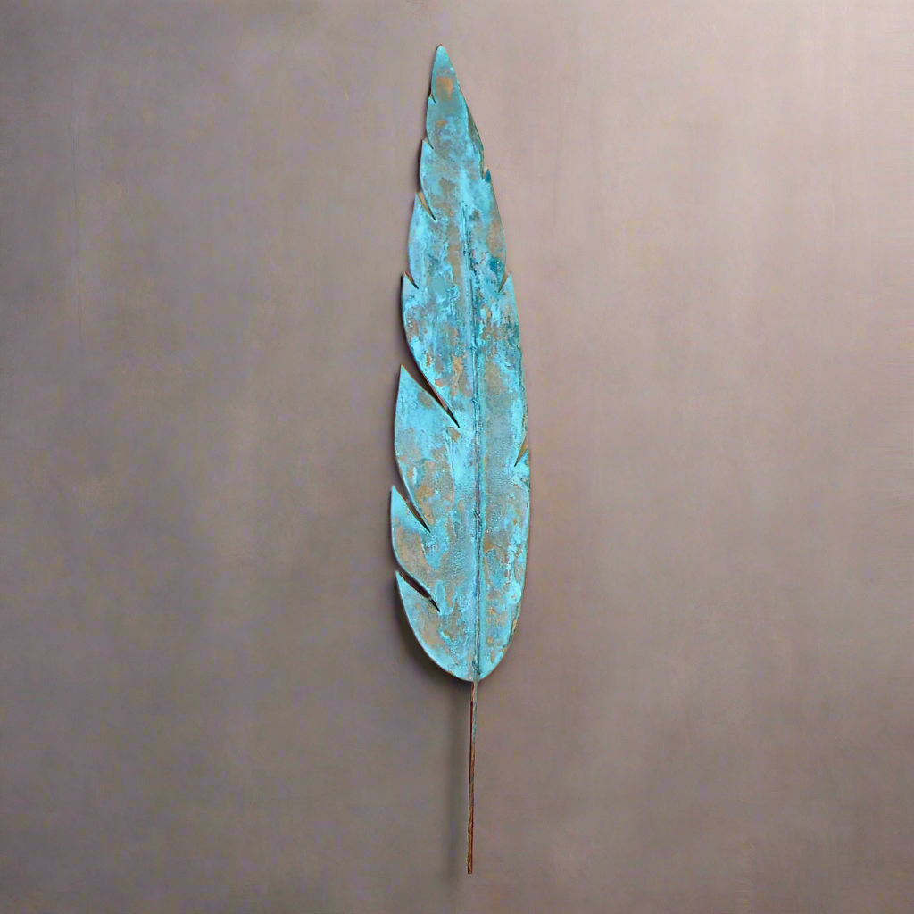 Copper Feather Large III