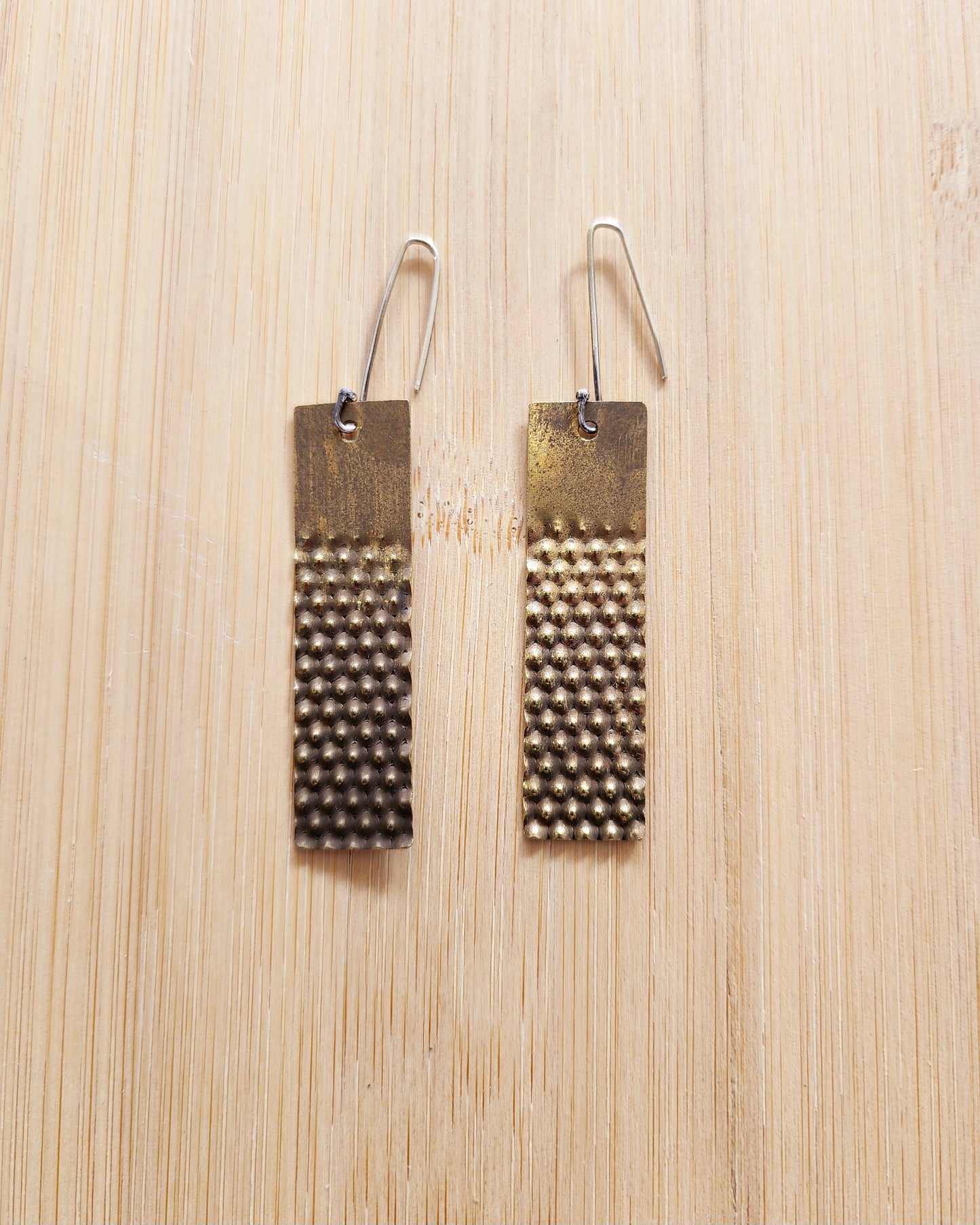 Gold Leaf Stud Earrings