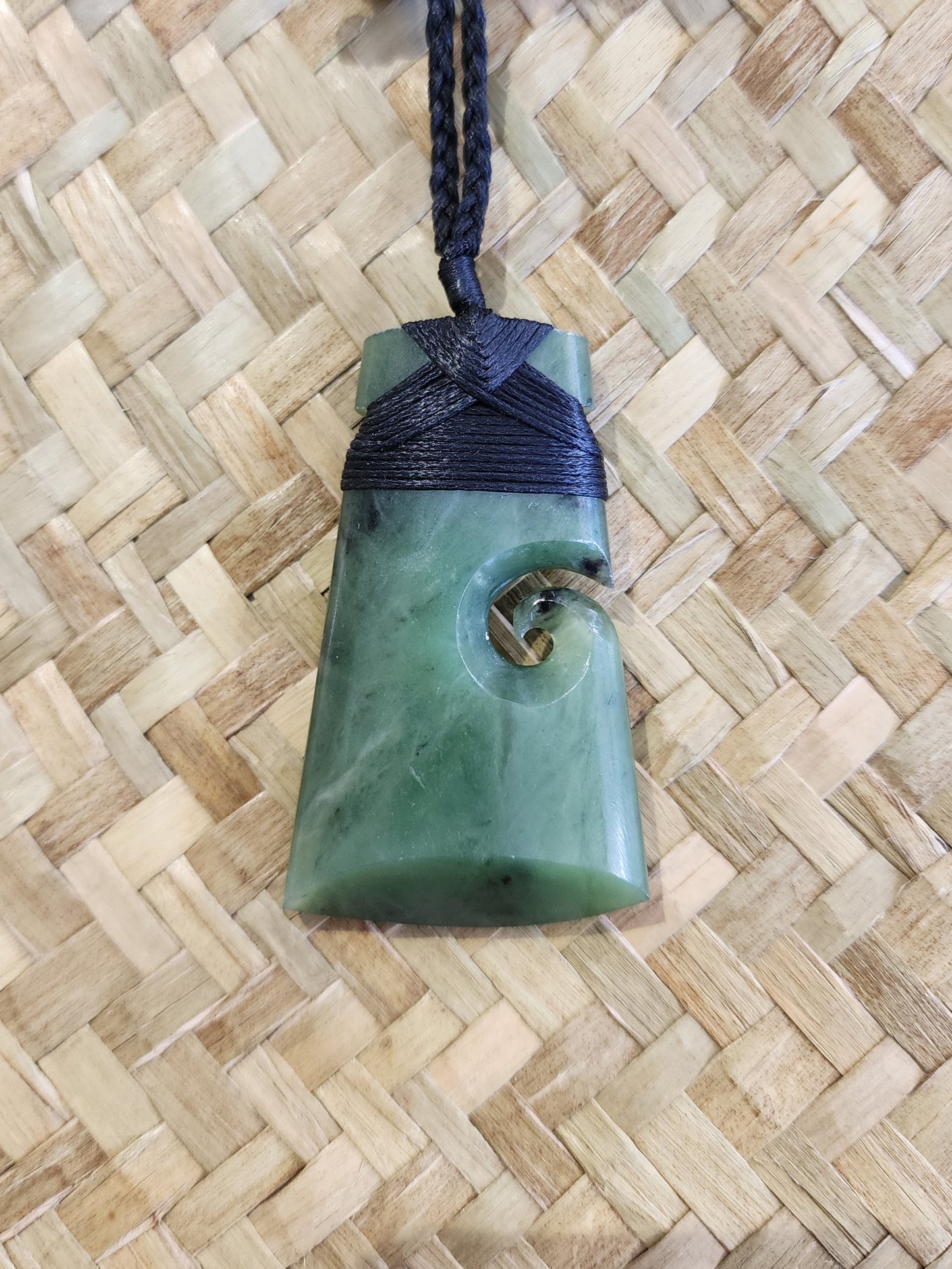 Toki with Koru Pounamu Pendant