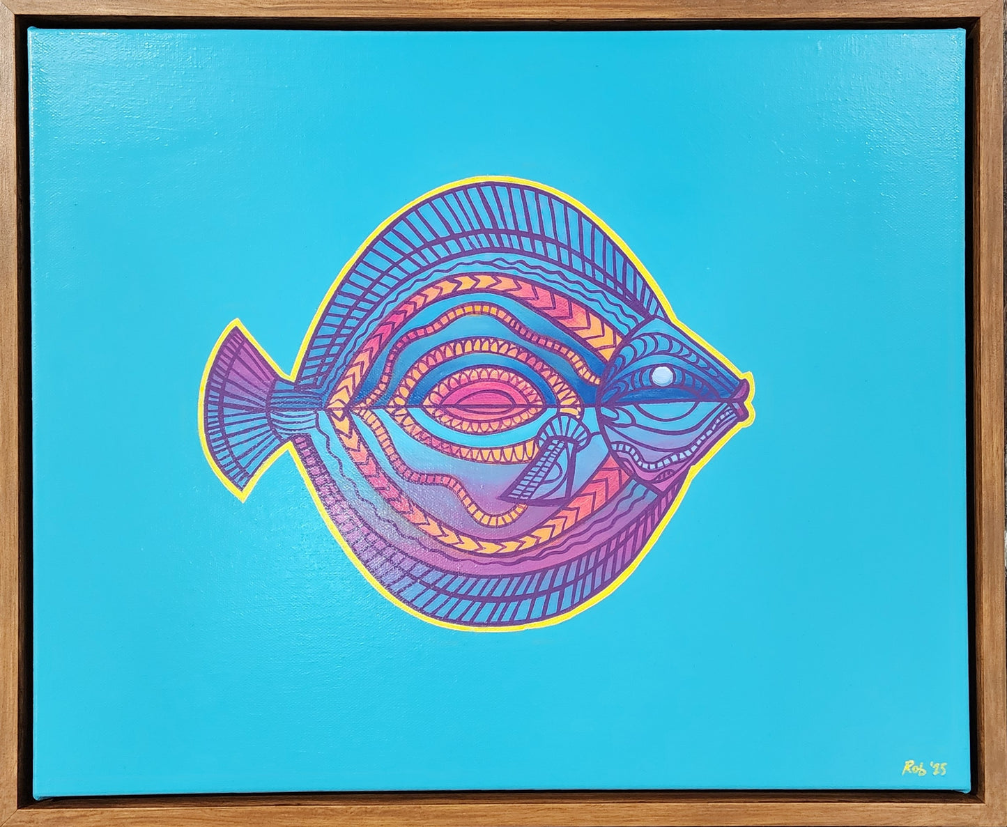 Nga Tamariki - Pātiki - Original Painting