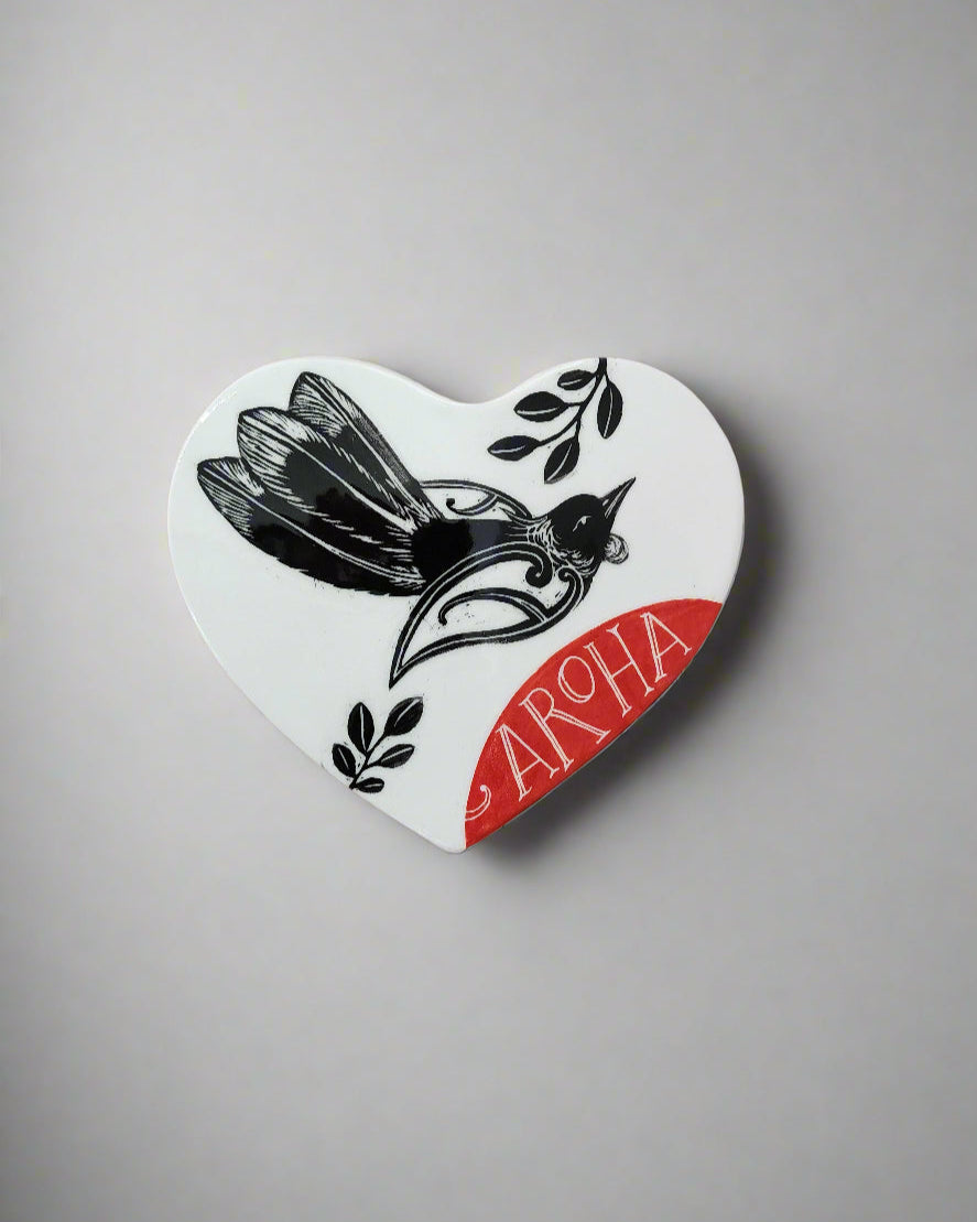Ceramic Heart - Aroha Tui