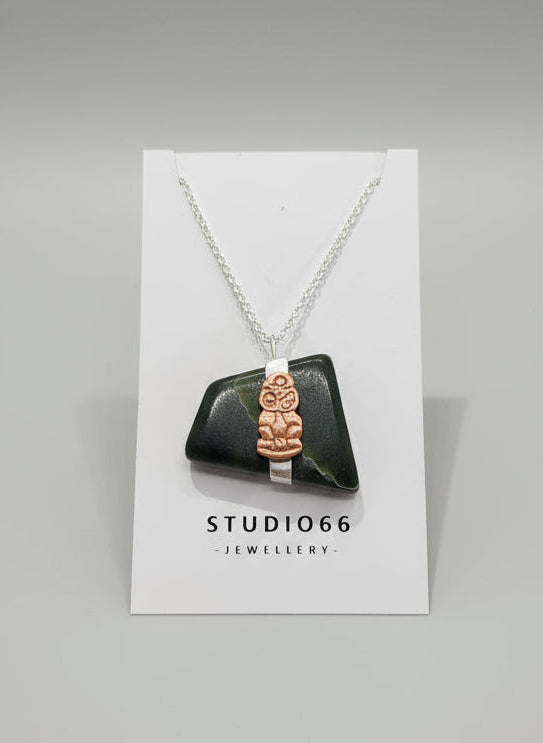 Down to Earth Pendant Copper Tiki