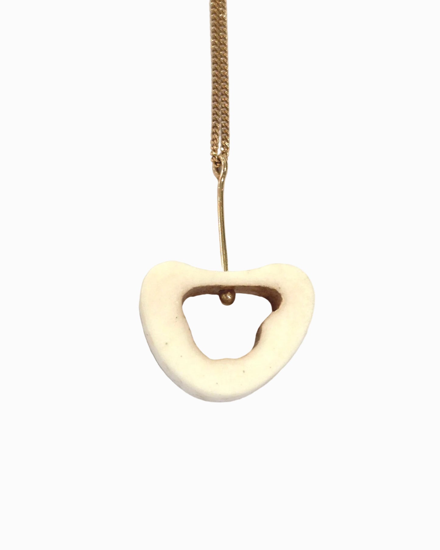 Bone Pendant on 9ct Gold Chain