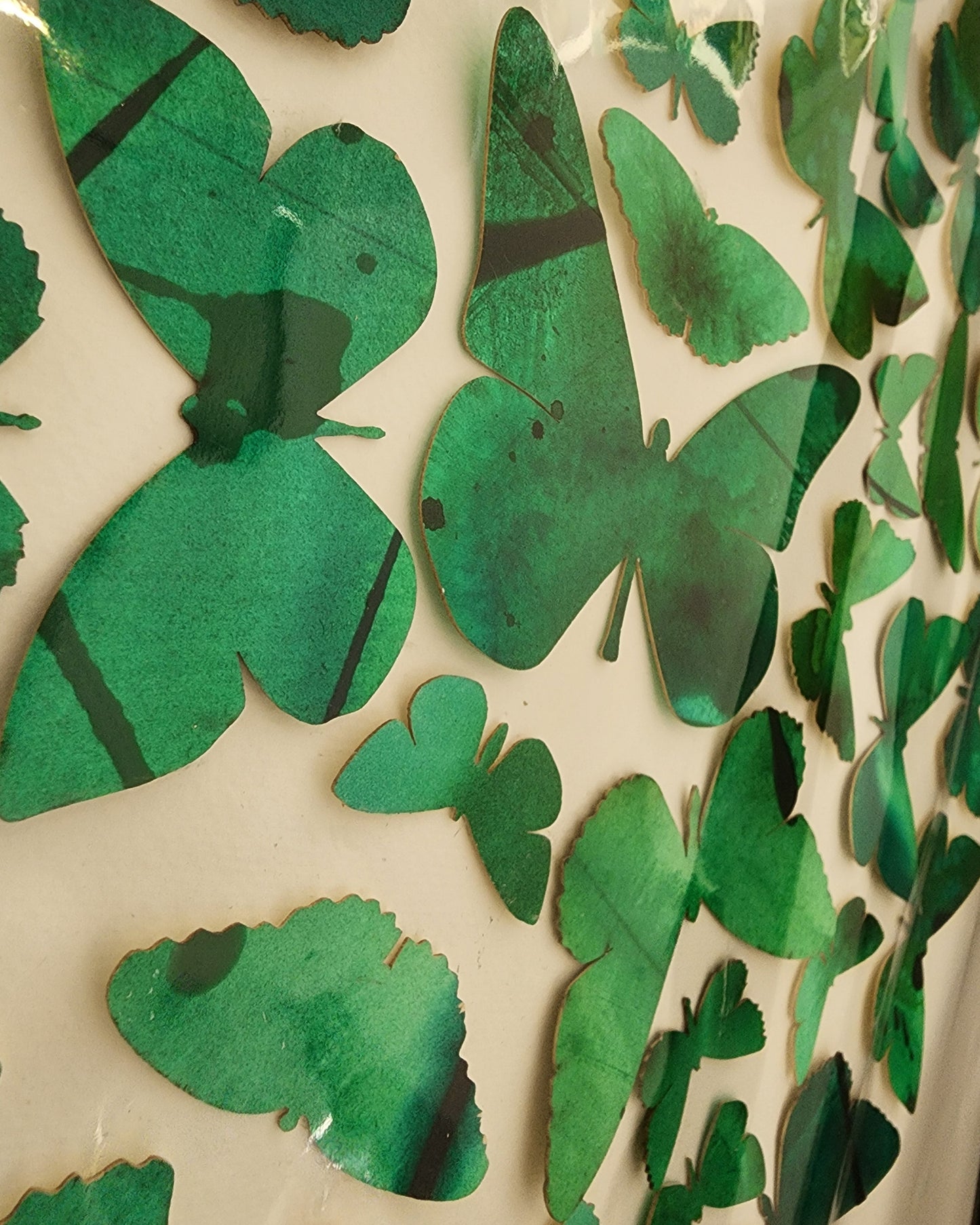 Green Butterflies - Original Painting