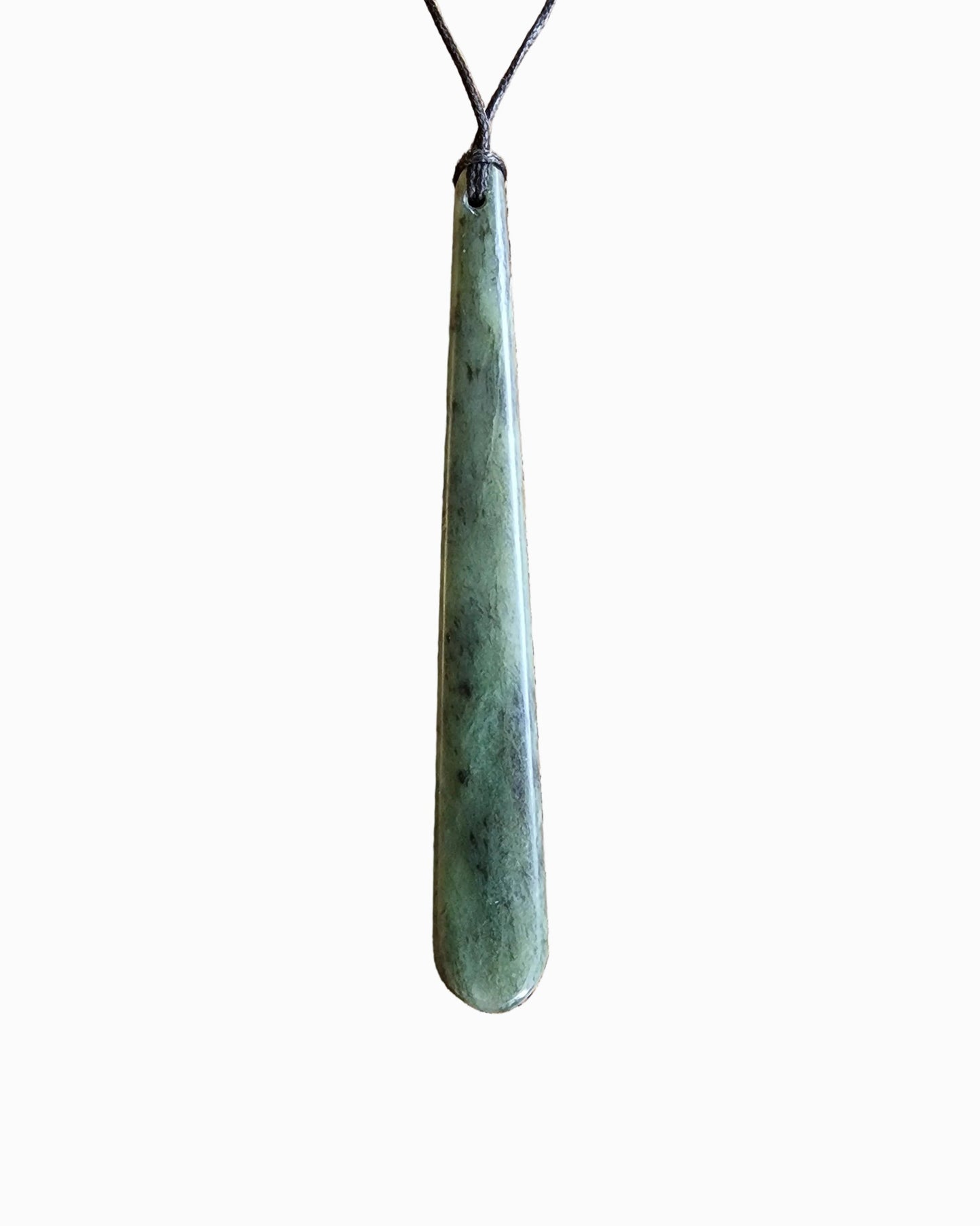 Long Pounamu Roimata Pendant