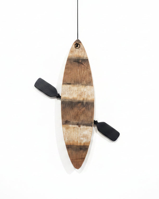 Bronze Kayak On Oak Black Cord