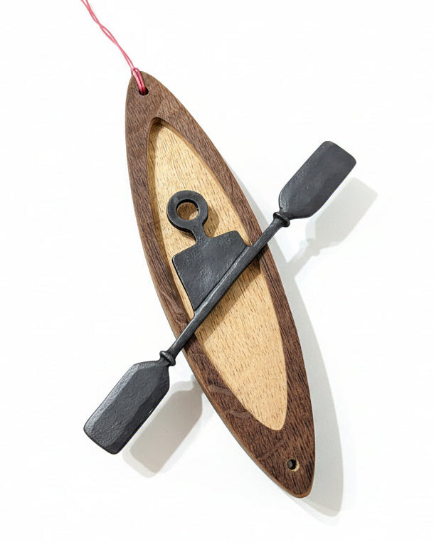 Bronze Kayak On Oak Red Cord