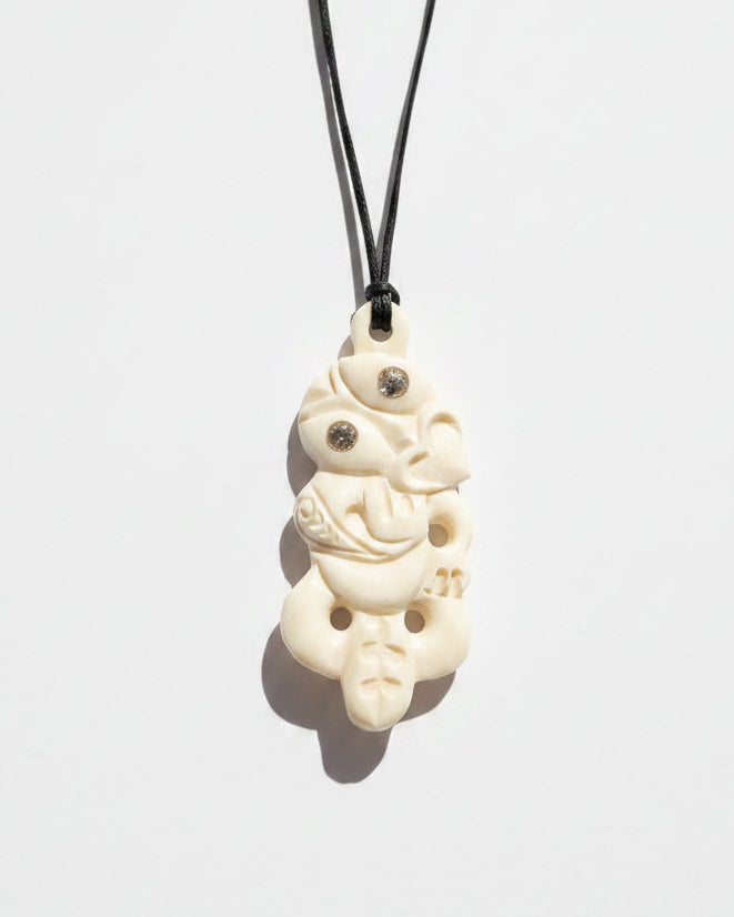 Tiki Bone Carving