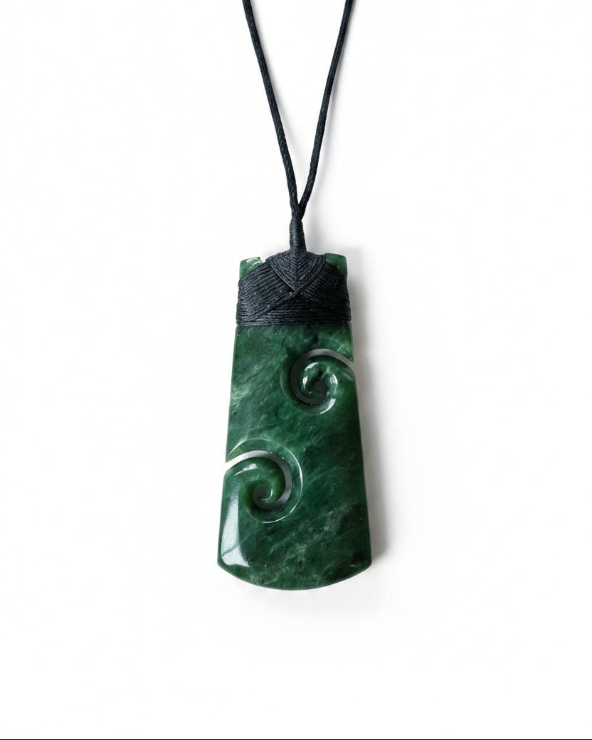 Pounamu Toki Koru Pendant