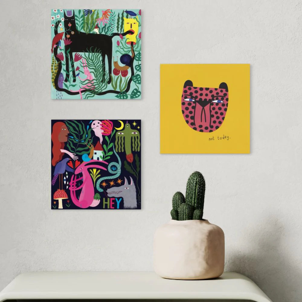 Ceramic Art Tile - The Daydreamer