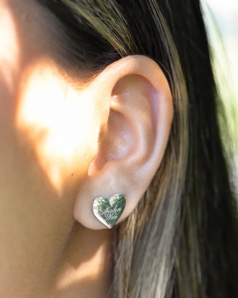 Aroha nui - Much Love Stud Earrings