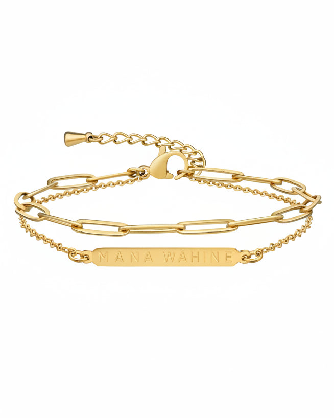 Mana Wahine Double Chain Bracelet
