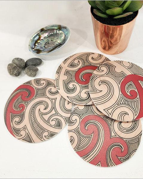 Ta Moko Series coasters