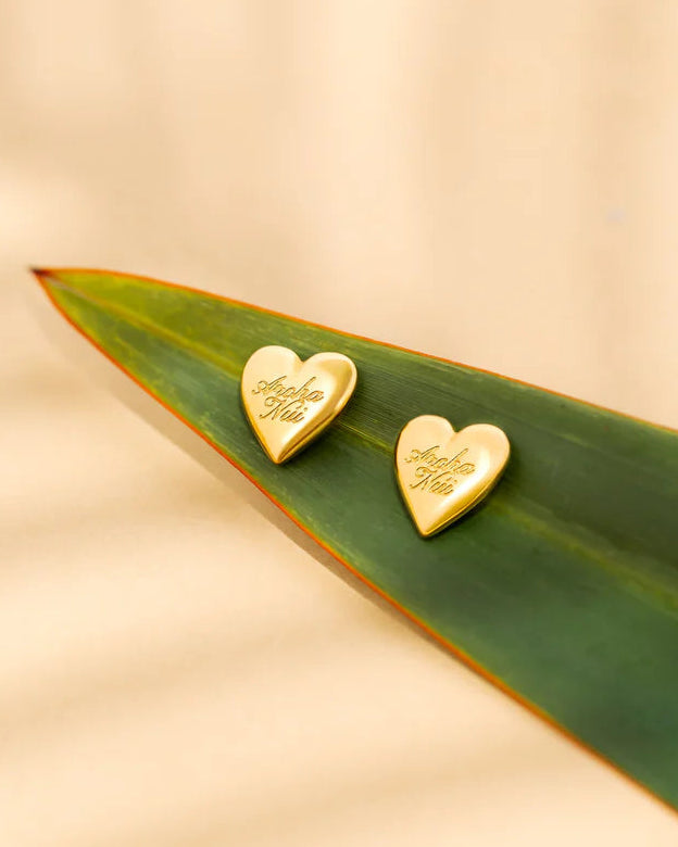 Aroha nui - Much Love Stud Earrings