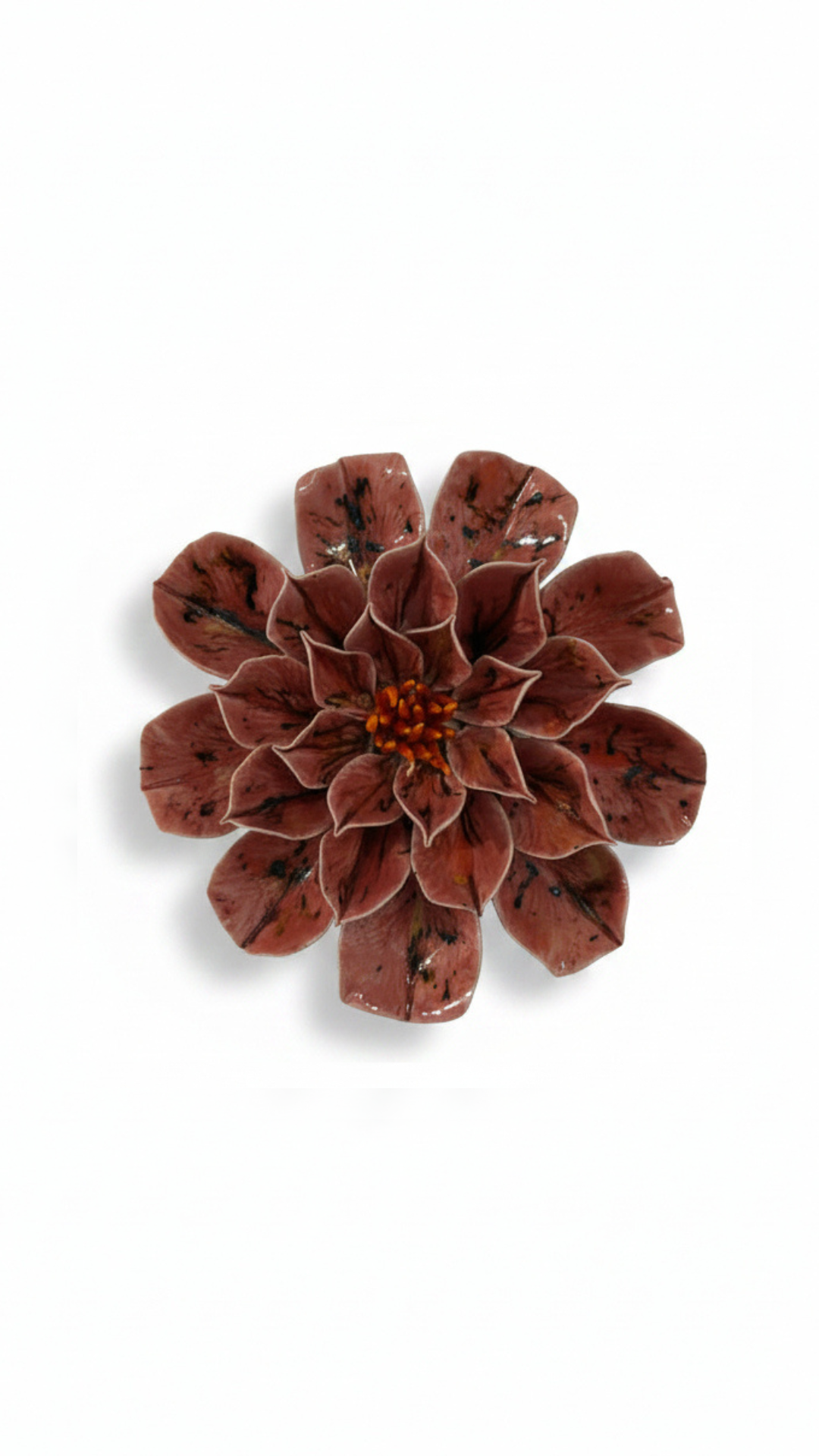 Dahlia in Apricot Speckled