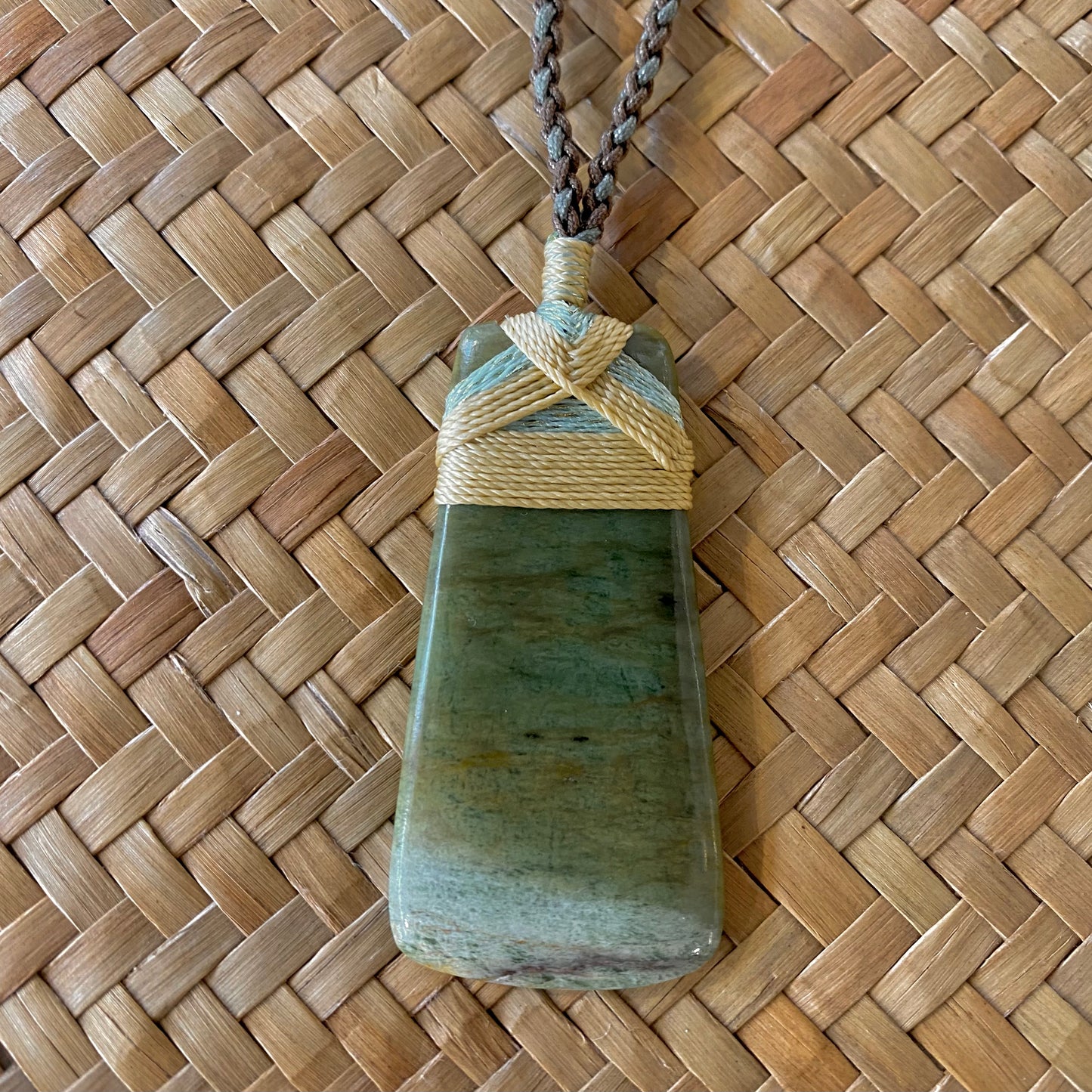 Toki with Cream & Light Blue Cord