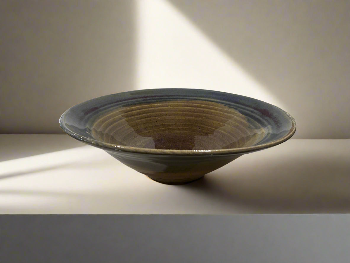 Blue Fruit Bowl