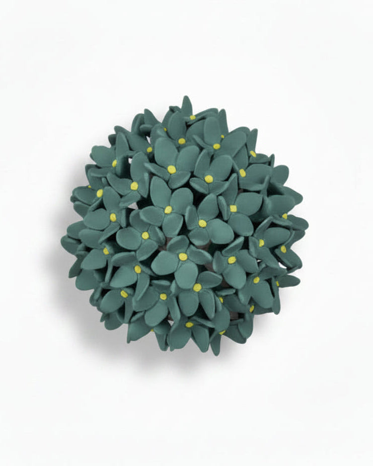 Hydrangea in Teal