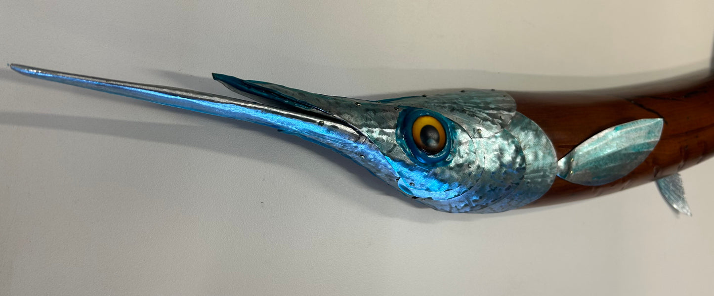 Gazza the Garfish in Swamp Kauri