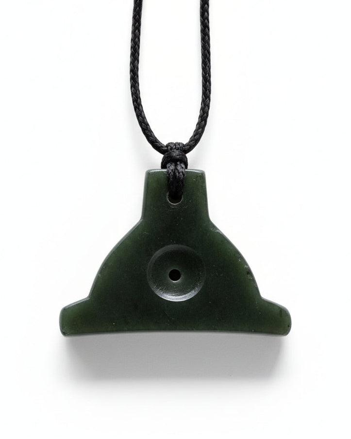 Wolf Whistle Pounamu Pendant