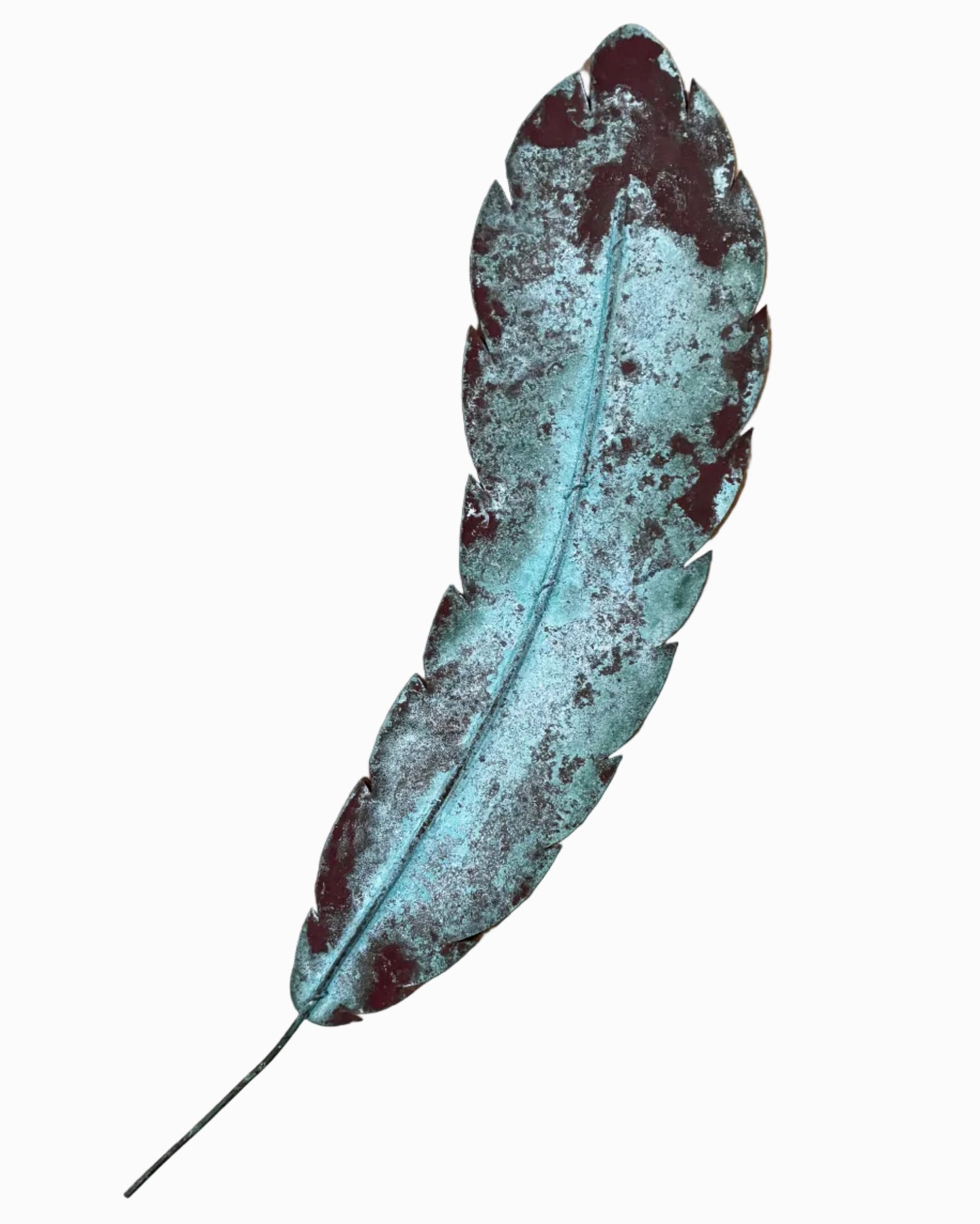 Copper Rounded Leaf Large