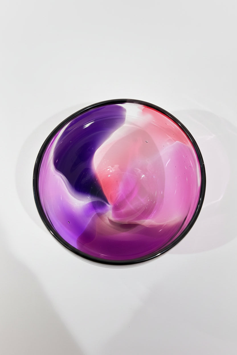 Gem Glass Bowl - Plum