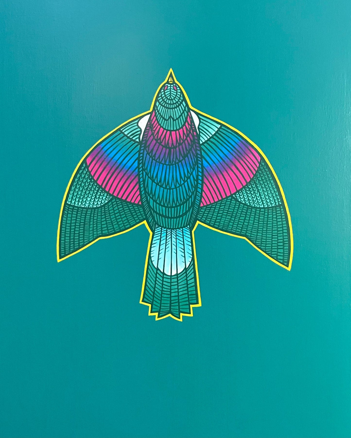 Nga Tamariki - Kererū - Print