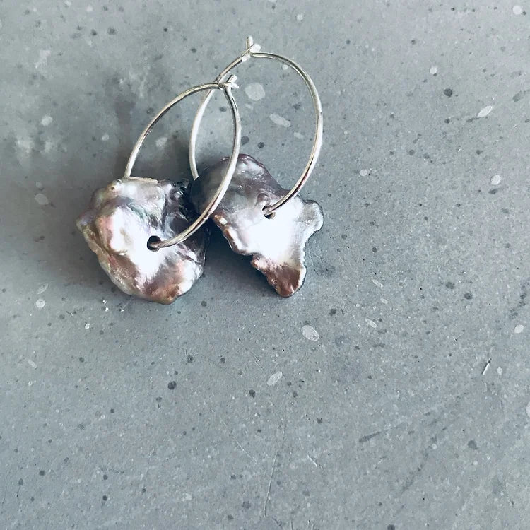 Keshi Pearl Earrings