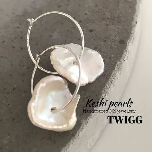 Keshi Pearl Earrings
