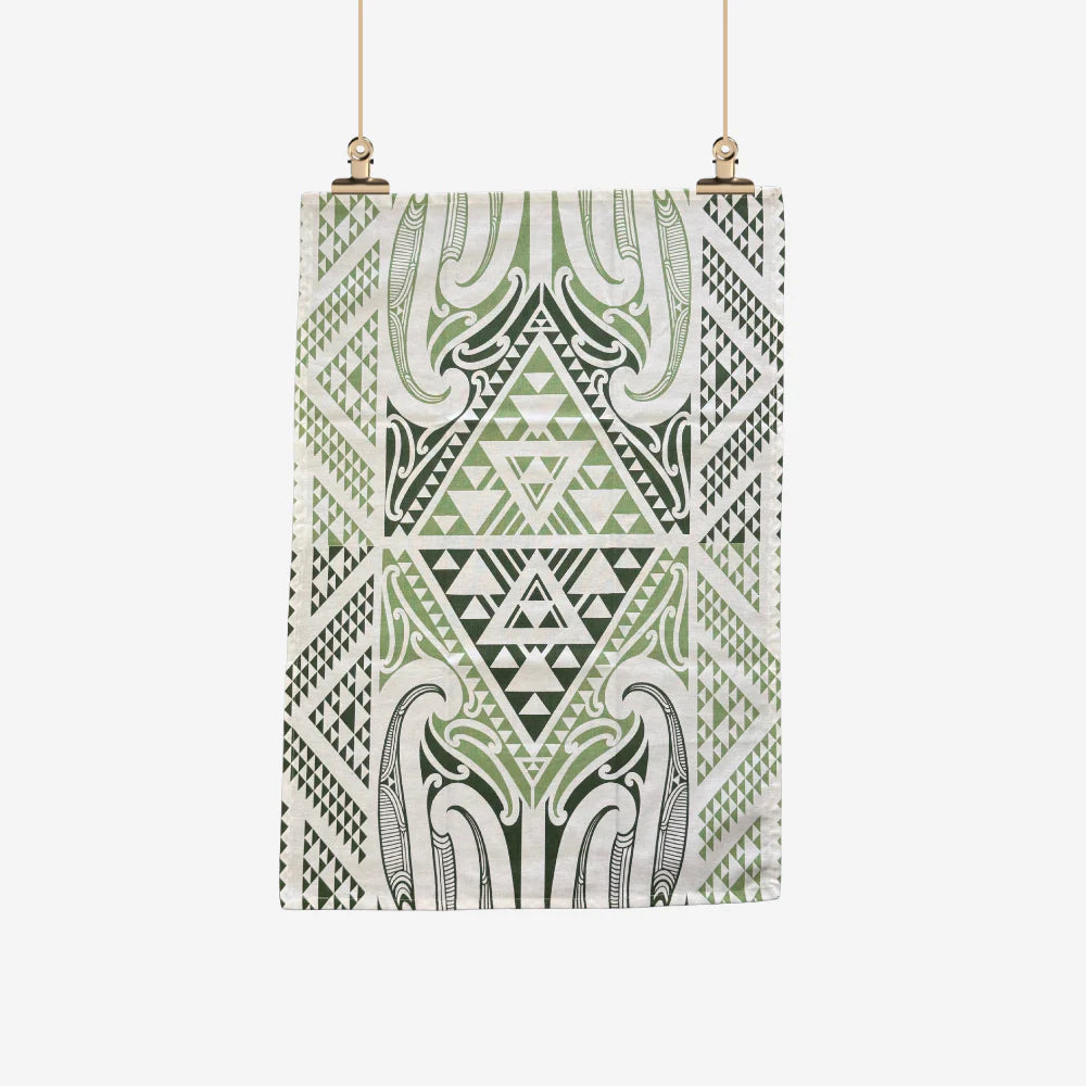 Revolution Aotearoa Tea Towel - Kowhaiwhai