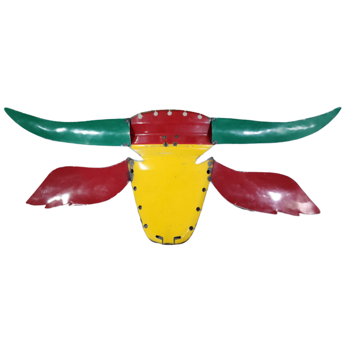 Colourful Water Buffalo Heads in Large