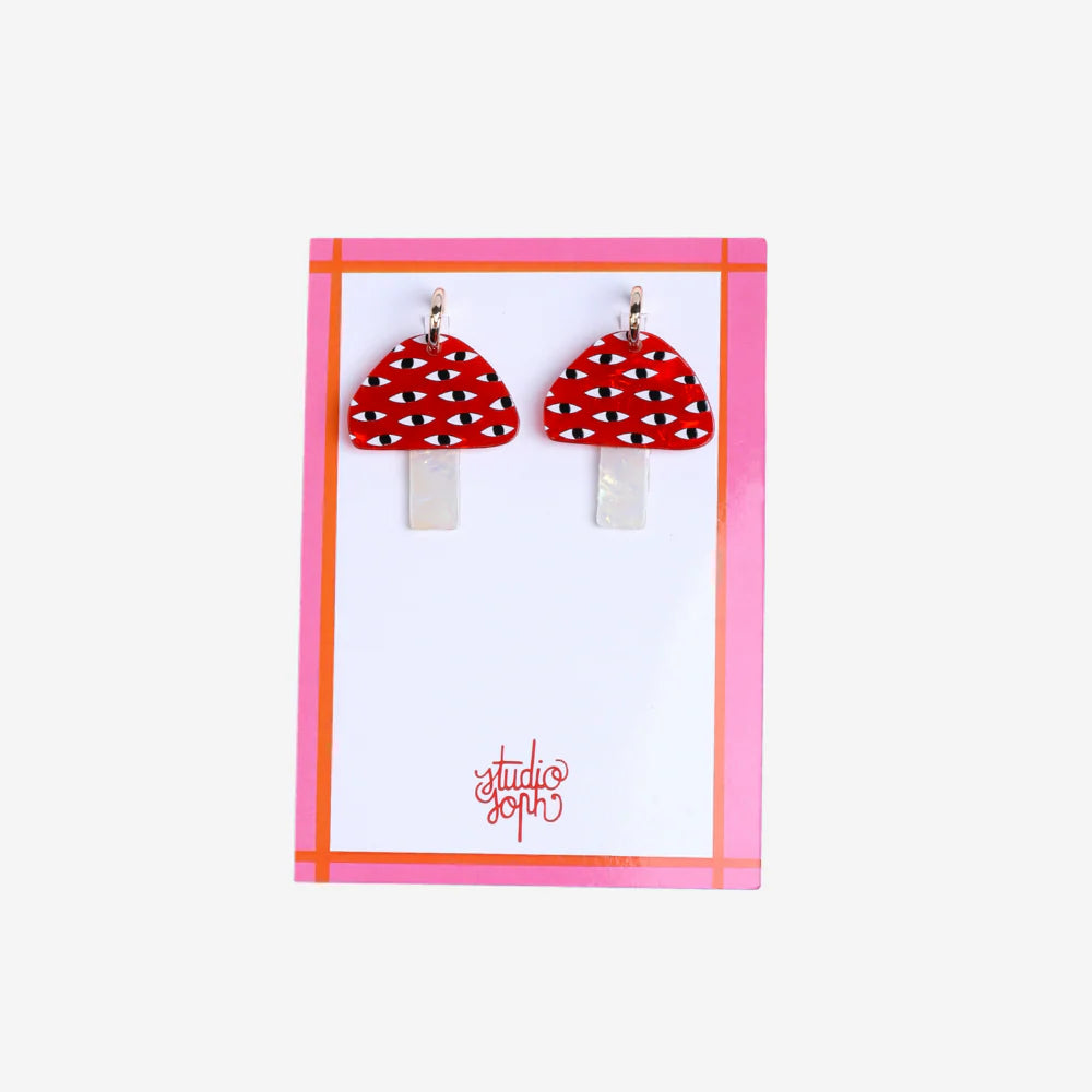 Mushroom Earrings