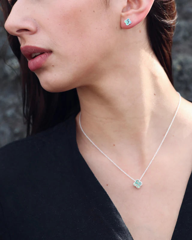 Clover Paua Necklace