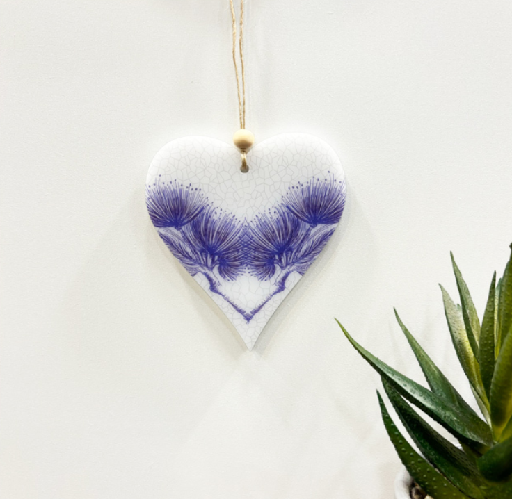 Christmas hearts + Cross