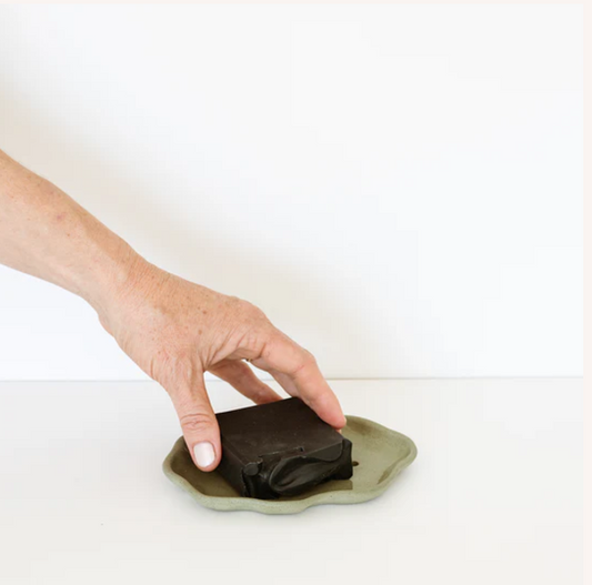 Frill Ceramic Soap Dish