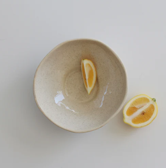 Round Ceramic Bowl Sage