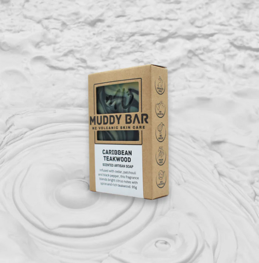 Caribbean Teakwood Muddy Bar Soap