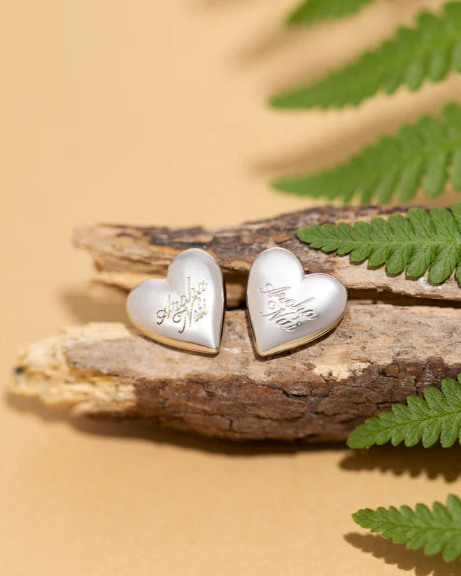 Aroha nui - Much Love Stud Earrings